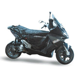 Coprigambe Termoscud R043X, un coprigambe impermeabile e termico. In uso su scooter. Di TUCANO URBANO.